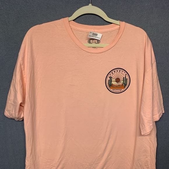 TGT Peach Graphic Tee Best In The West - Picture 3 of 7